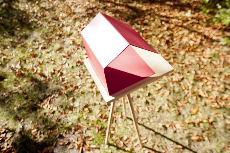 Yem Raspberry Red is a Made in Italy bird feeder by Ulap design